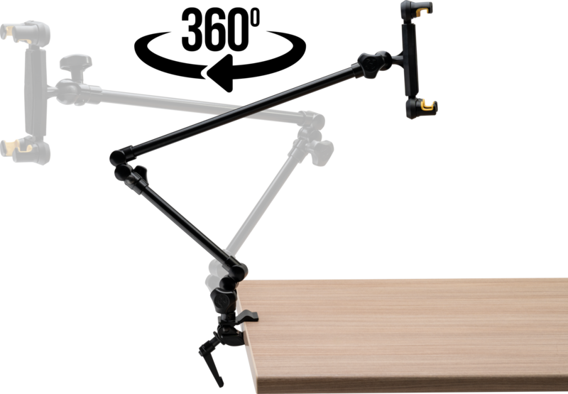 Hercules Stands DG327B Tablet/Smartphone Boom Arm Holder -NEW