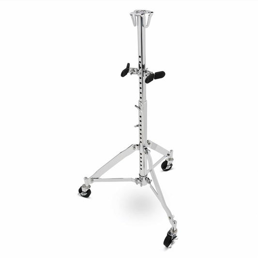 Latin Percussion Double Conga Stand Slide Mount -new
