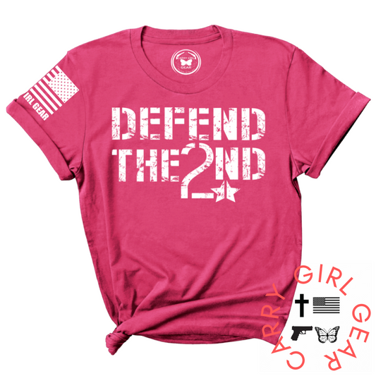 DEFEND THE 2ND Cotton T-Shirt Women’s and Unisex Cut