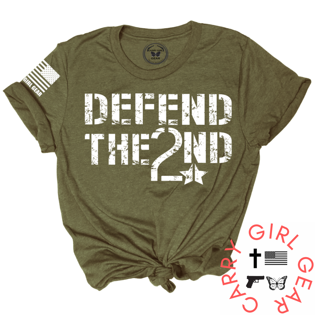DEFEND THE 2ND Cotton T-Shirt Women’s and Unisex Cut