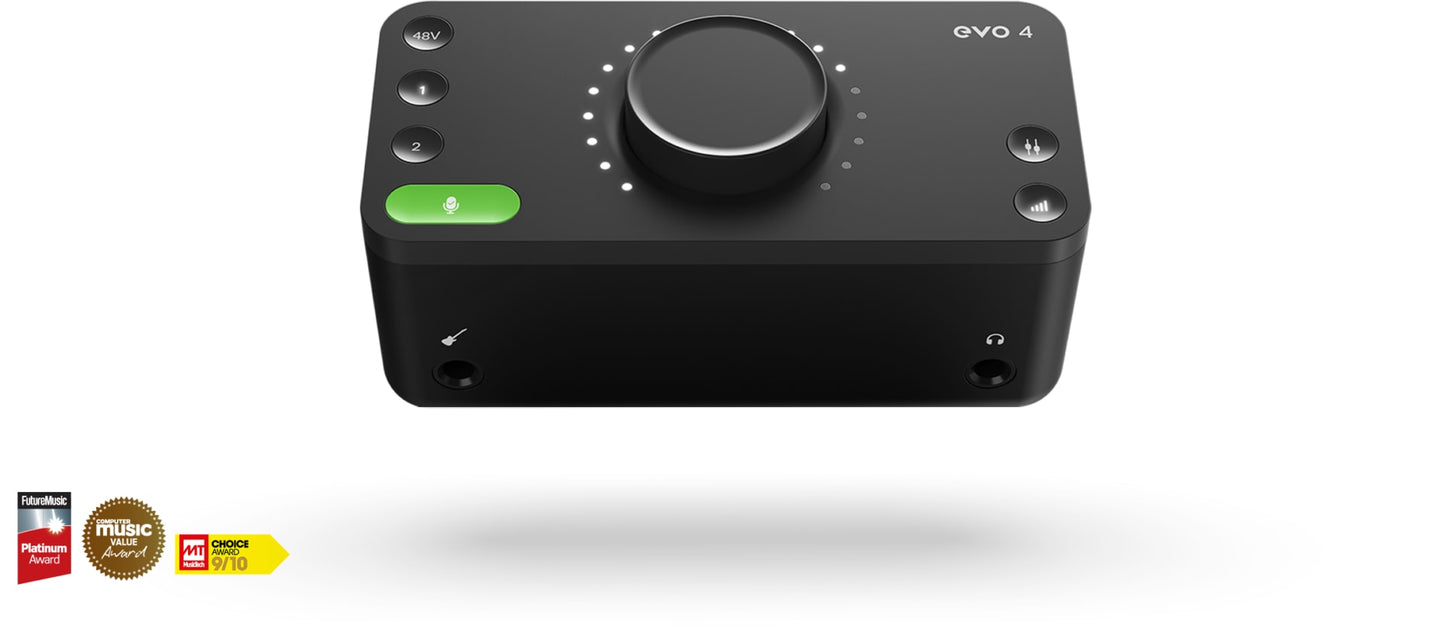 USB Audio Interface 24-bit/96kHz Audient EVO 4 USB Audio Interface