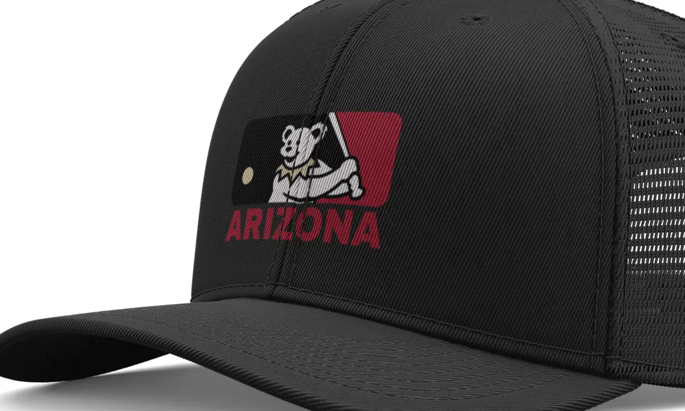 Arizona Baseball Edition Dancing Bear Logo Trucker Cap The Ballpark Collection