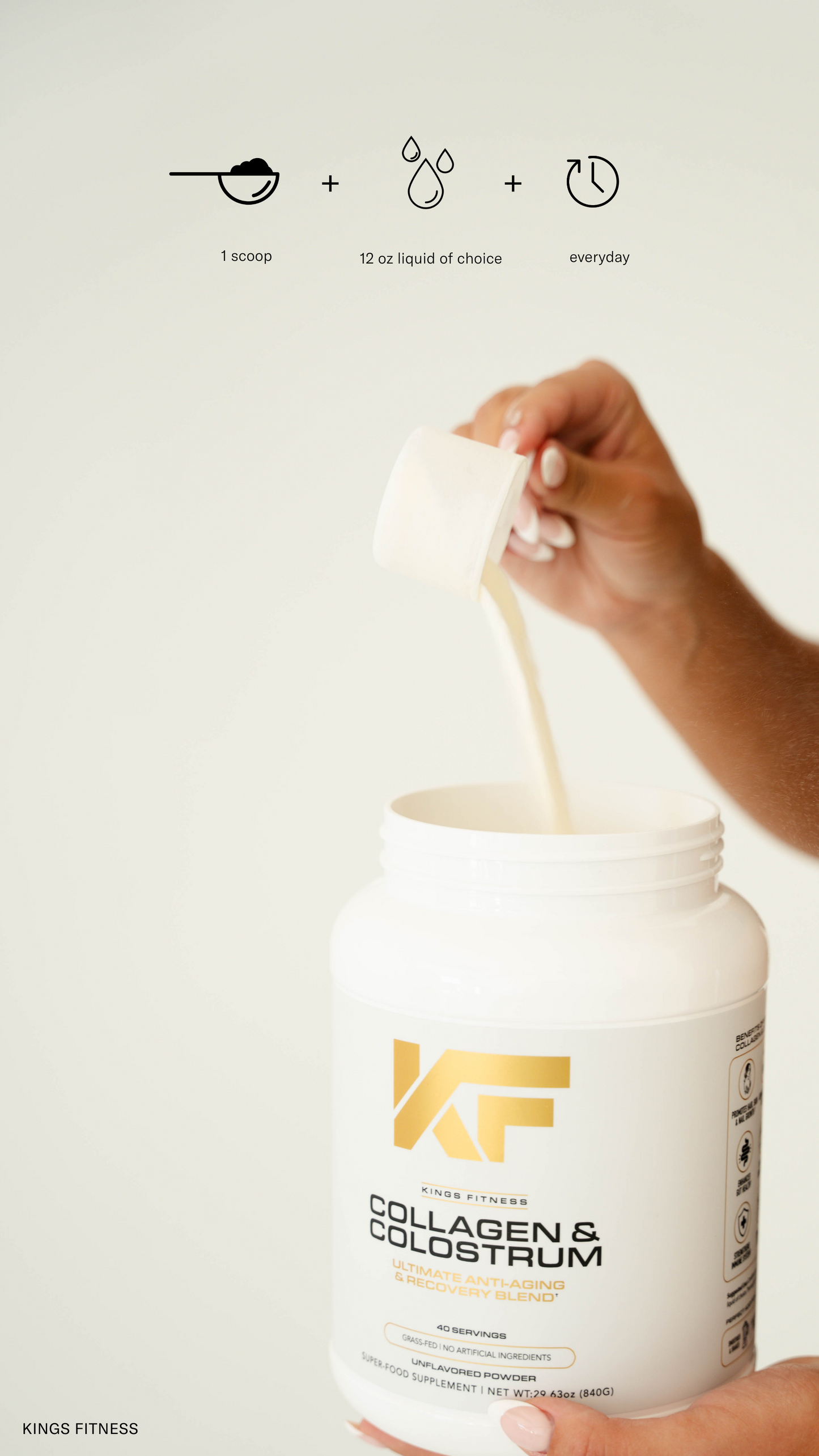 Collagen and Colostrum Anti Aging Recovery Blend