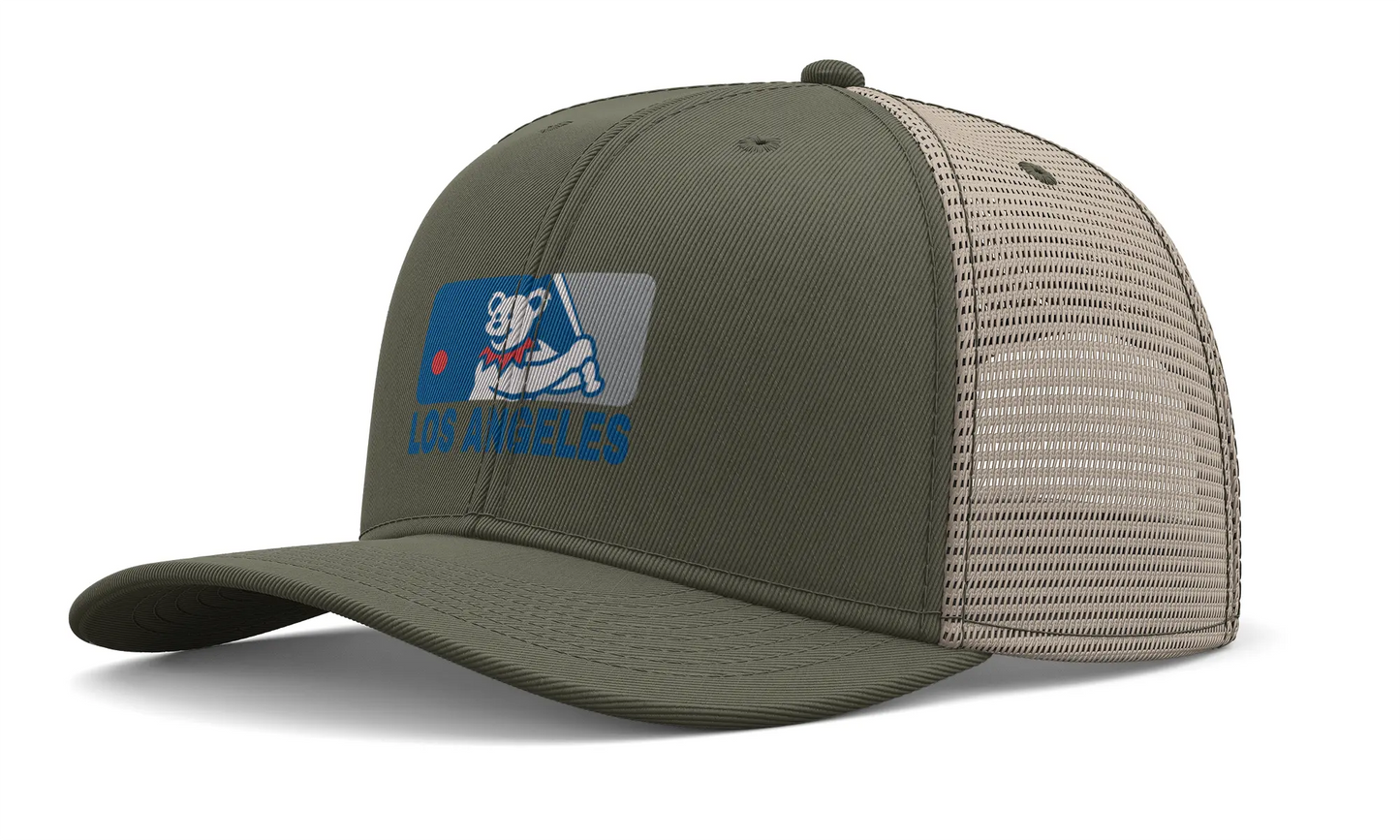 Los Angeles Baseball Edition Dancing Bear Logo Trucker Cap The Ballpark Collection
