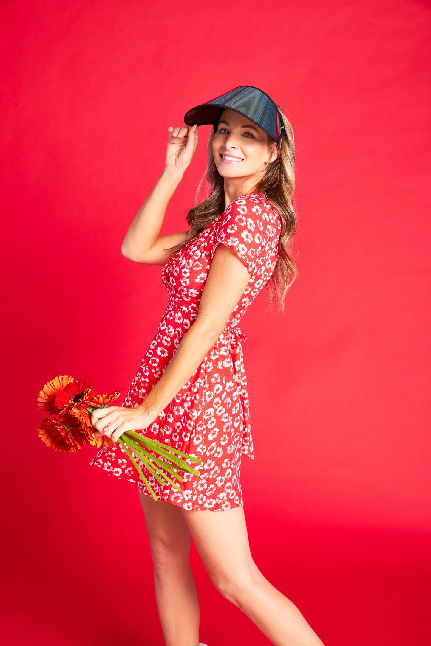 Champagne Adjustable Velcro Strap Visor Dorado Araya Brands