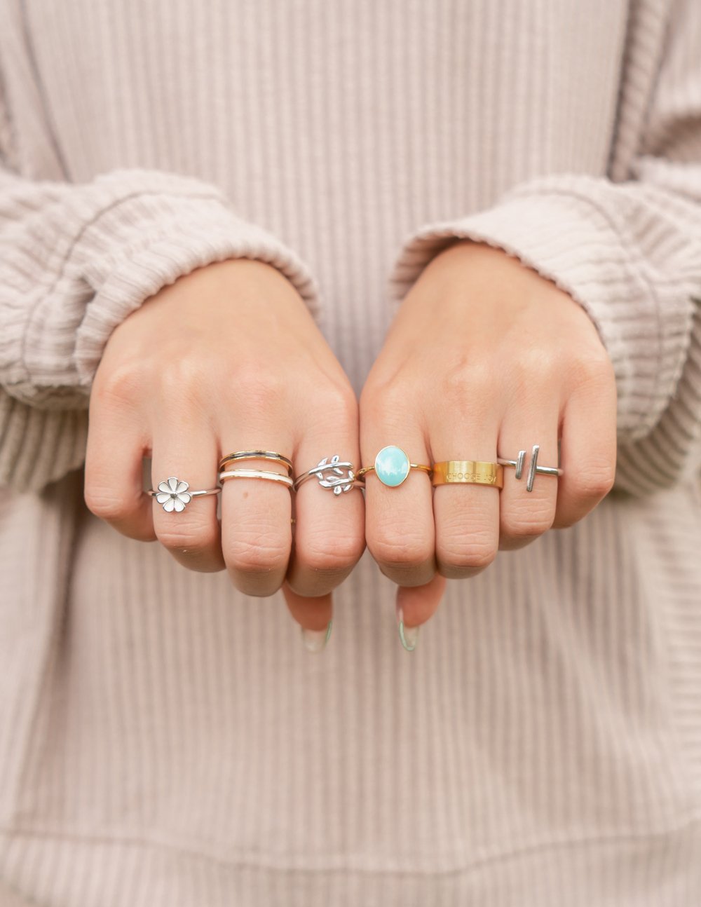 Double Bar Ring Delicate Linear Design Elevated Faith