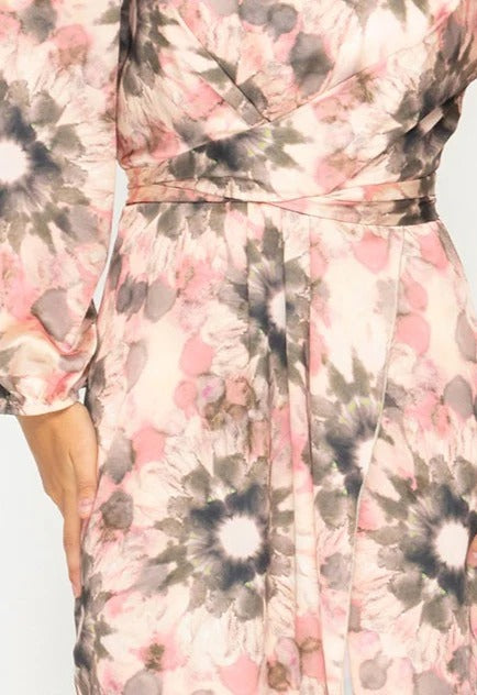 Satin Wrap Lightly Lined Wrap Dress Unique Boutique