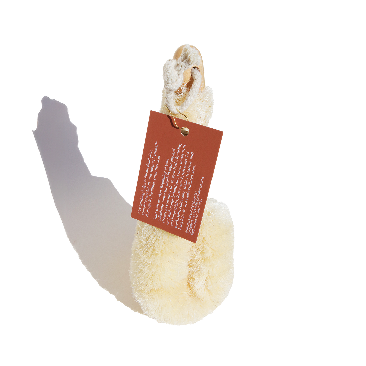 Dry Japanese Sisal Body Brush URB APOTHECARY
