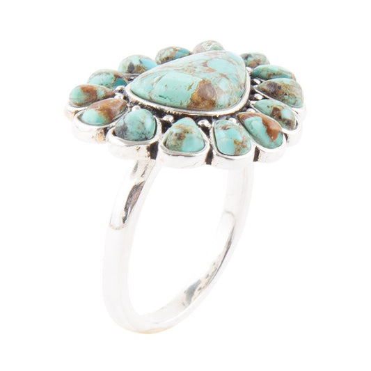 Durango Turquoise Multi-Stone Sterling Silver Ring