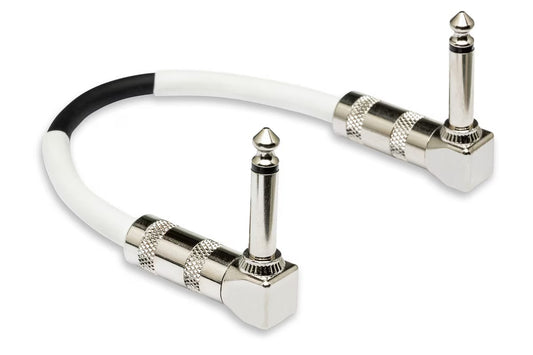 Guitar Patch Cable 18 Inch TS Male to Right Angle TS Male Hosa
