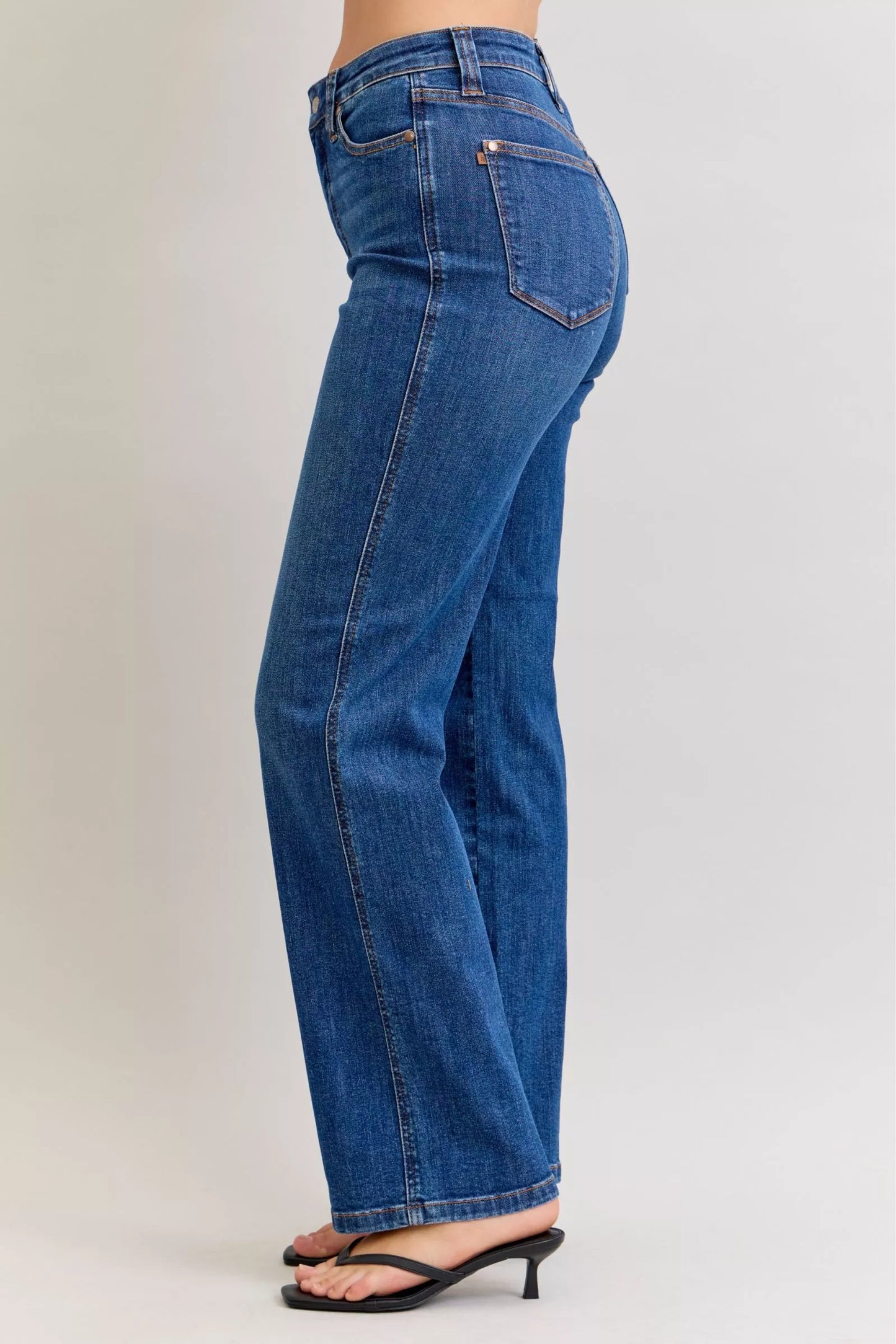 High Waist Tummy Control Straight Jeans Judy Blue