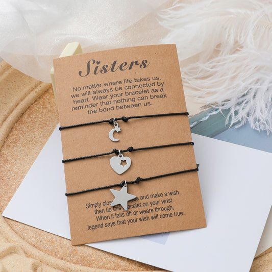Thanksgiving Card Bracelet Personalized Stainless Steel Bracelet
