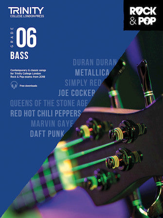 Trinity Rock & Pop Bass Grade 6 Softcover Book