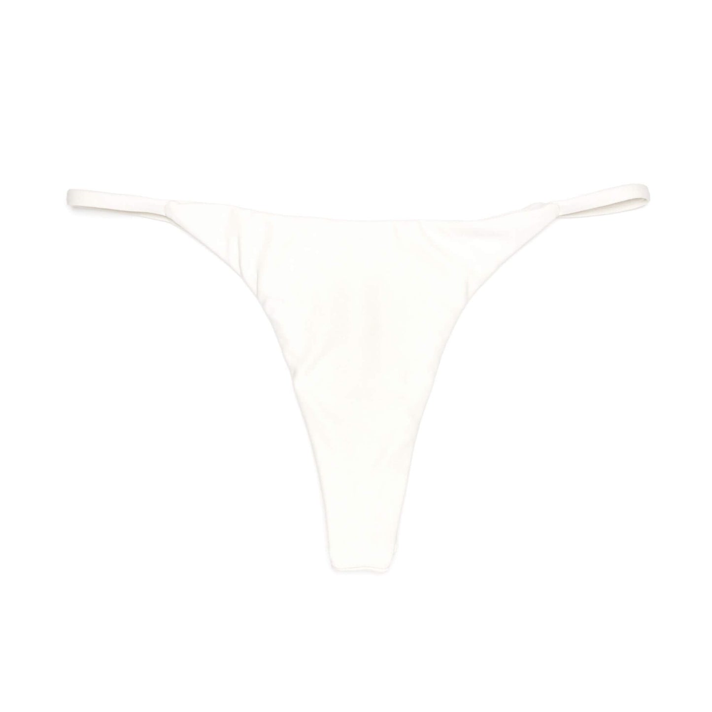 Ecru Minimal Coverage Thong Bikini Bottom Midori Bikinis