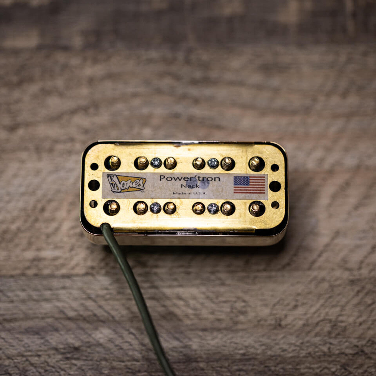 TV Jones Power'Tron Neck Humbucker Pickup - Chrome - New