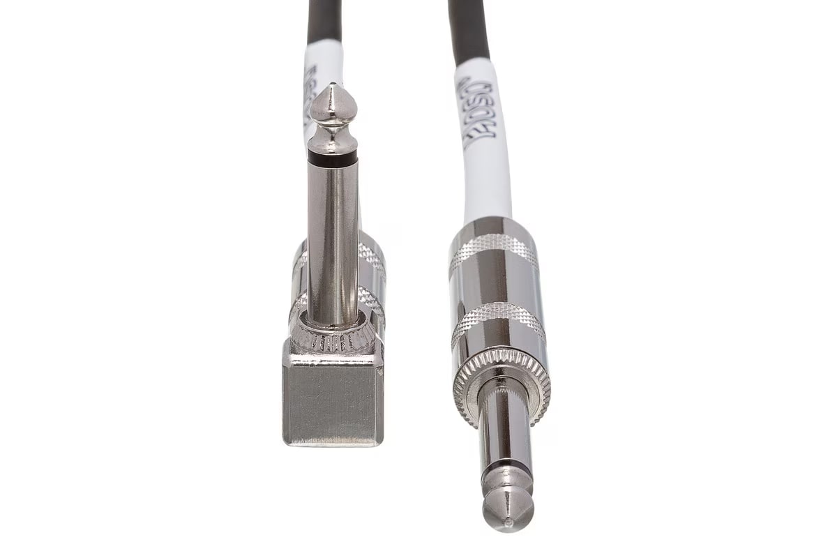 Hosa Straight to Right Angle Guitar Cable 15 foot Hosa