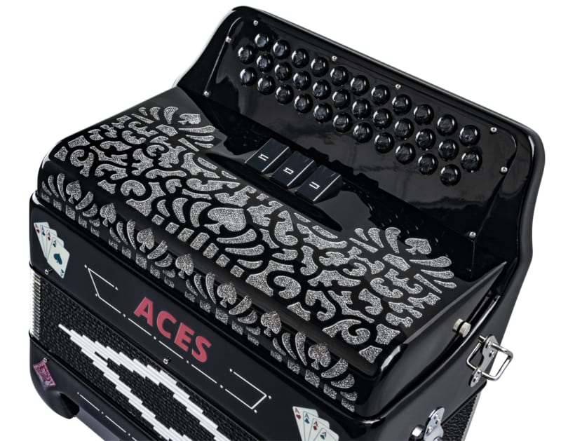 Hohner ACES II 34 Button 3 Switches Diatonic Accordion Key of EAD