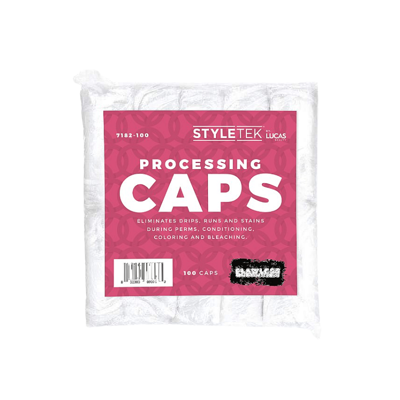 Clear Processing Caps 100pk Plastic Processing Caps Styletek