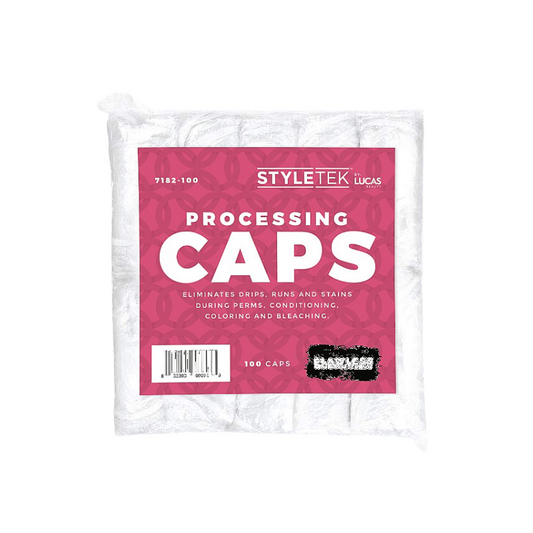 Clear Processing Caps 100pk Plastic Processing Caps Styletek