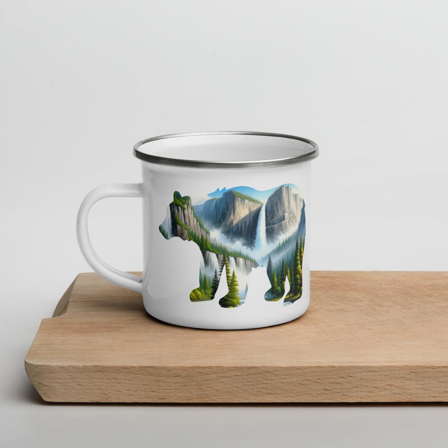 Yosemite Valley Bear Durable Camp Mug National Park Cup