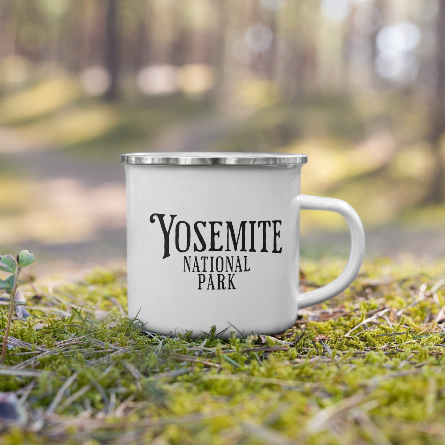 Yosemite Valley Bear Durable Camp Mug National Park Cup