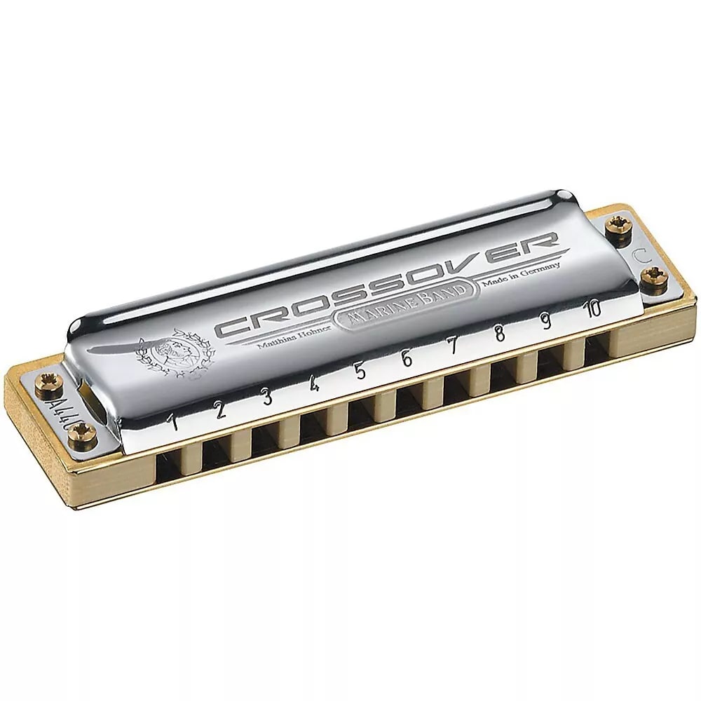 Hohner Marine Band Crossover Harmonica Key of F Diatonic Harmonica