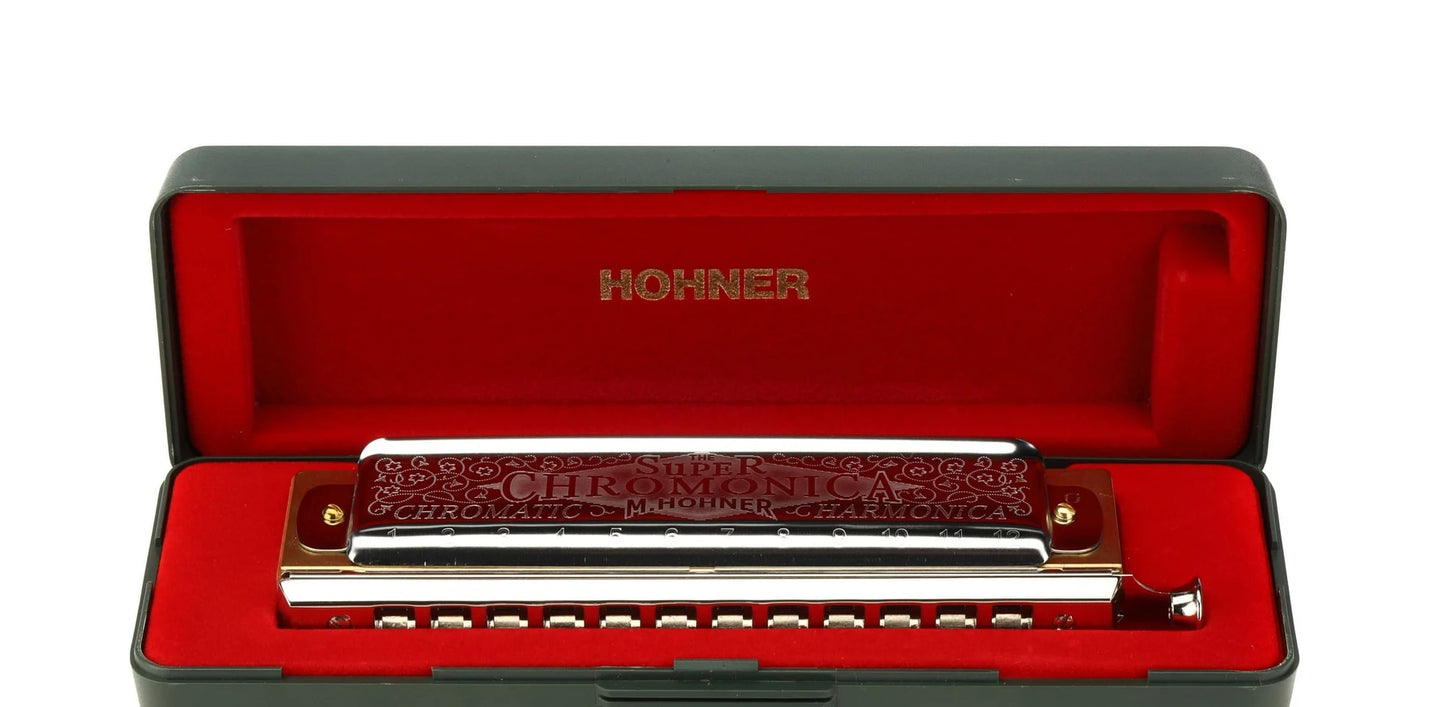 Hohner Super Chromonica Key of G 3-Octave Chromatic Harmonica