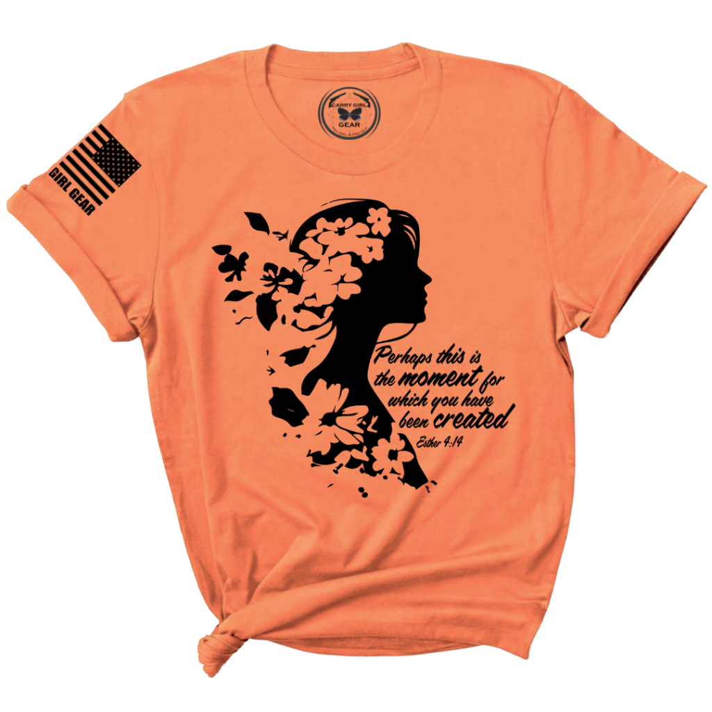 Esther 4:14 Quote Soft Cotton Tee Carry Girl Gear