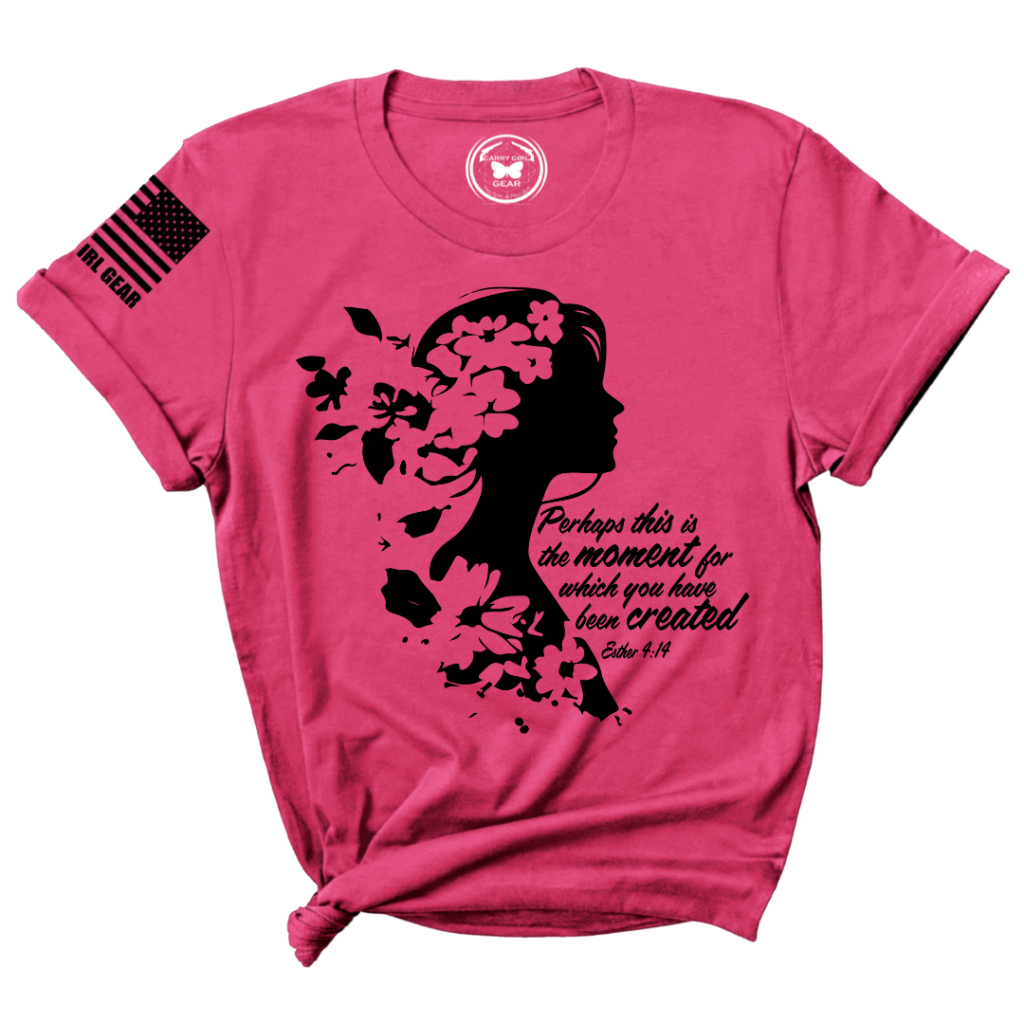 Esther 4:14 Quote Soft Cotton Tee Carry Girl Gear