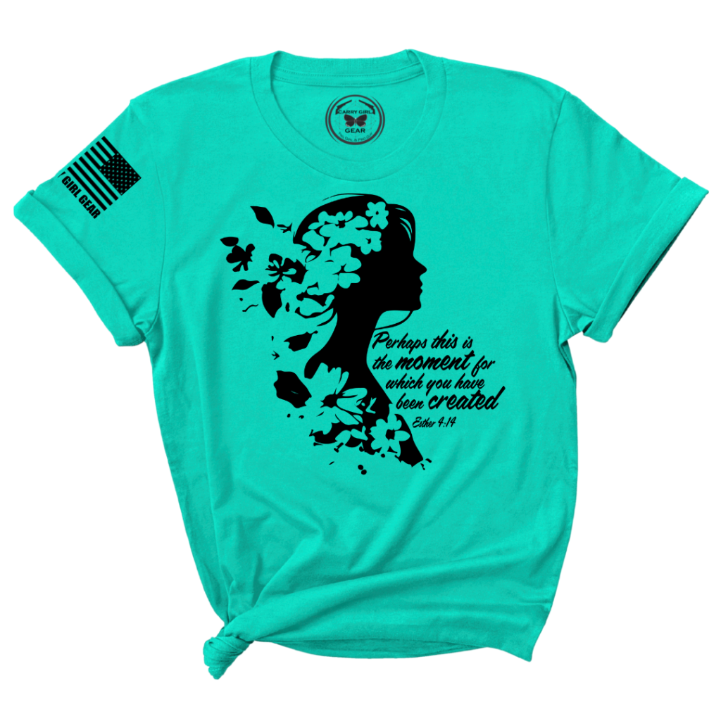Esther 4:14 Quote Soft Cotton Tee Carry Girl Gear
