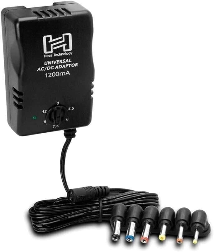 Universal Power Adapter Selectable DC Output Power Supply Hosa ACD-477