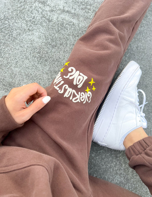 Everlasting Love Brown Unisex Sweatpant