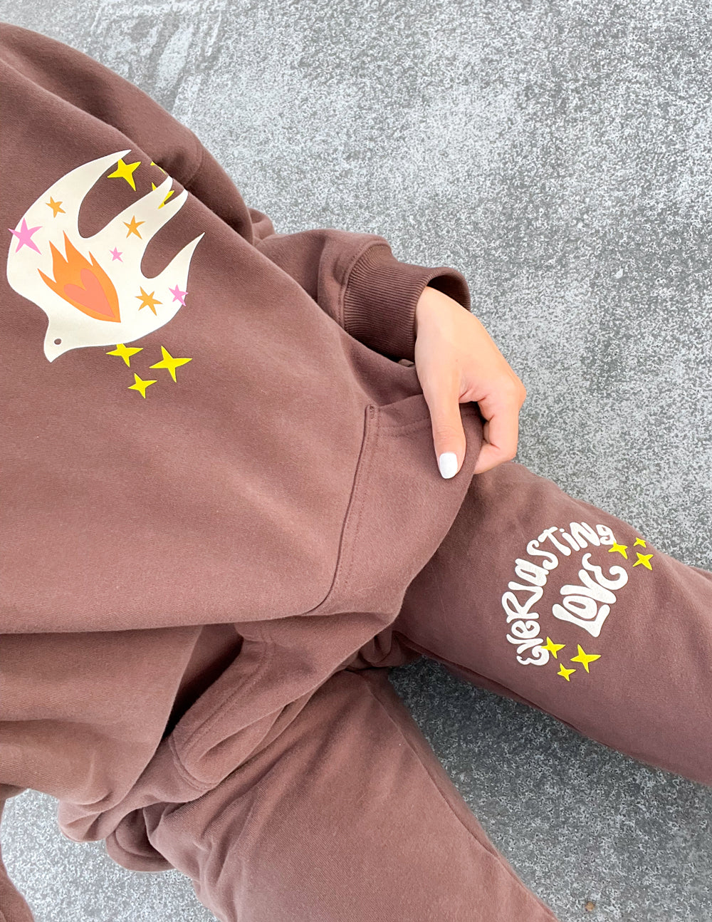 Everlasting Love Brown Unisex Sweatpant