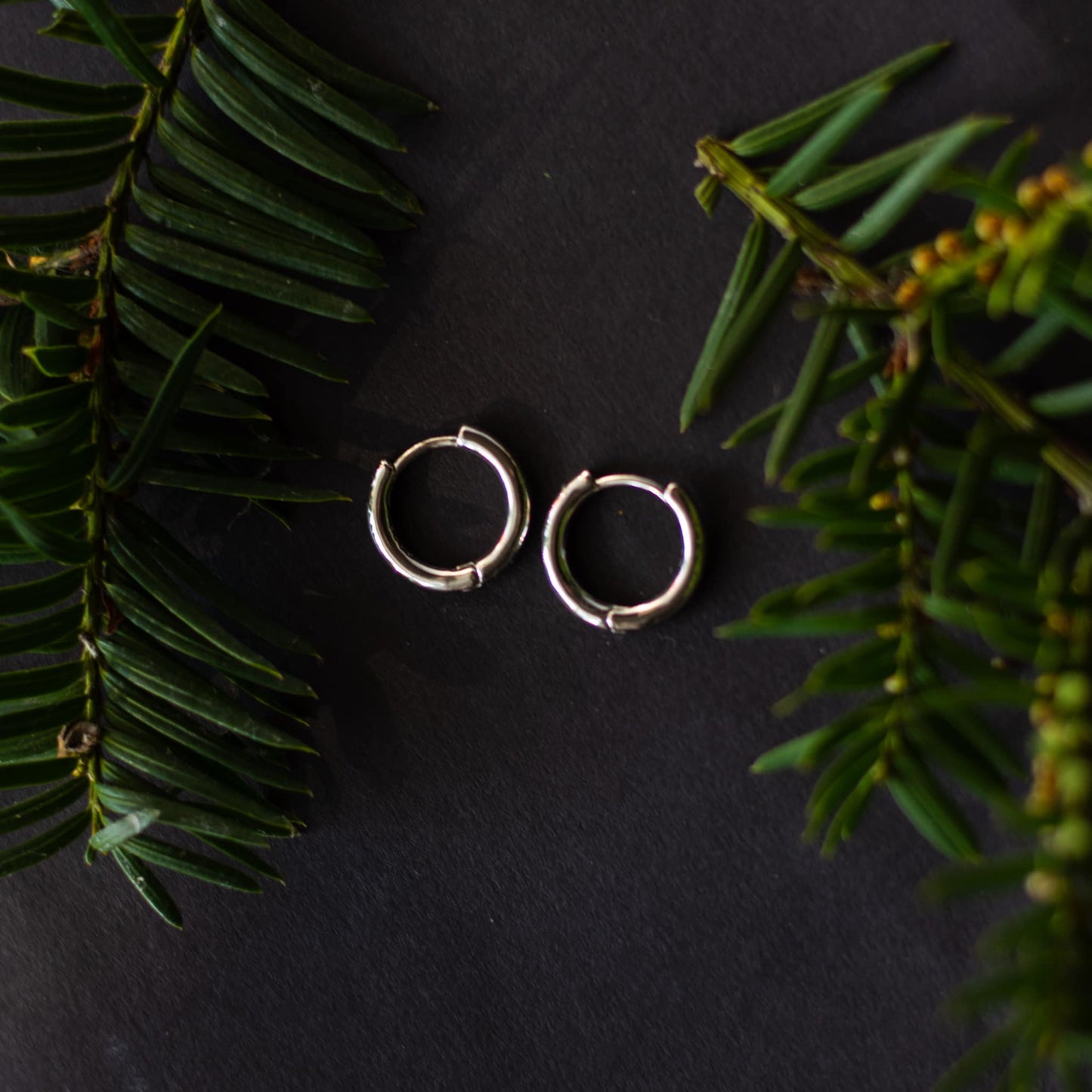 Gold Plated Hoop Earrings 16mm Everyday Hoop Earrings