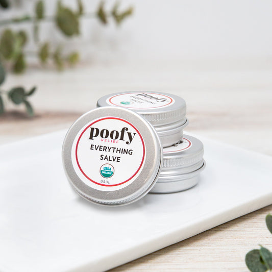 Everything Salve Organic Travel Set 3 pk Poofy Organics