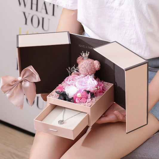 Eternal Flower Double Door Stud Gift Box