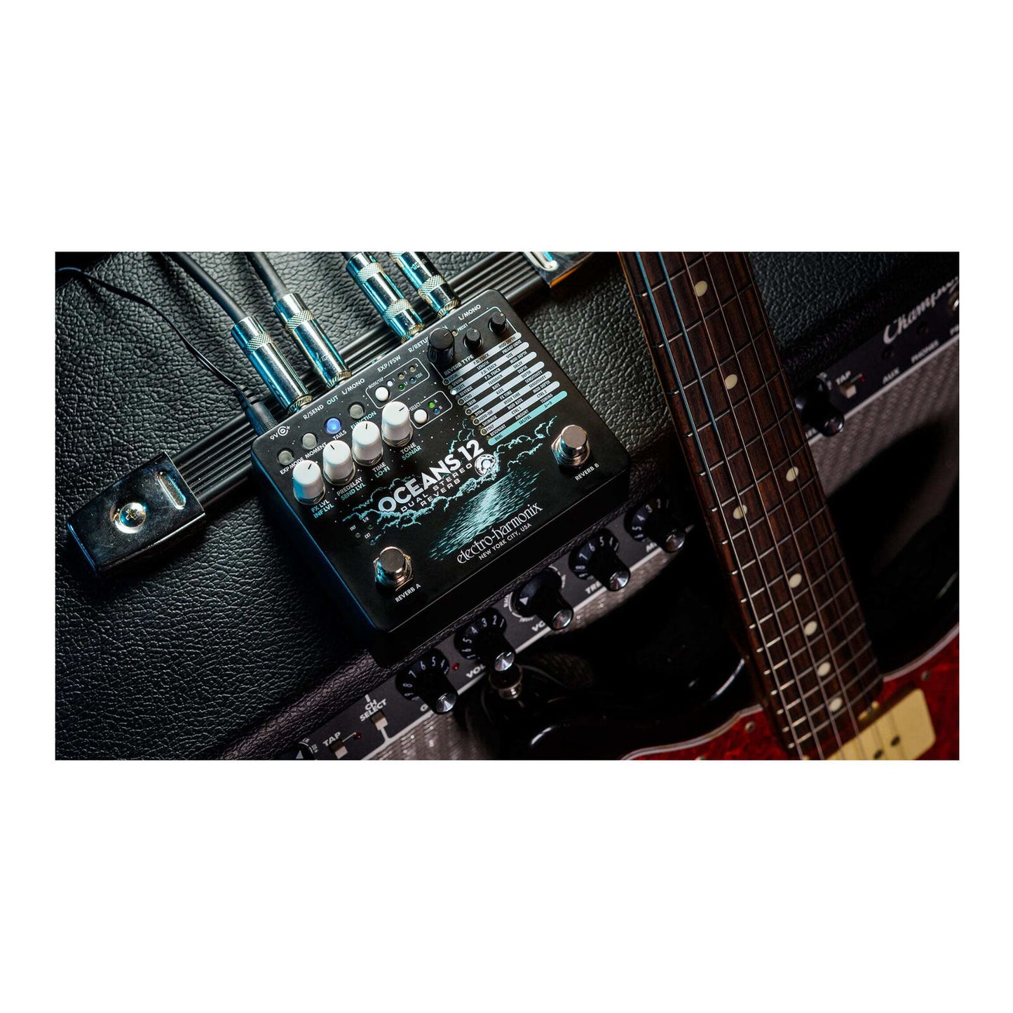 New - Electro Harmonix Oceans 12 Dual Stereo Reverb Pedal