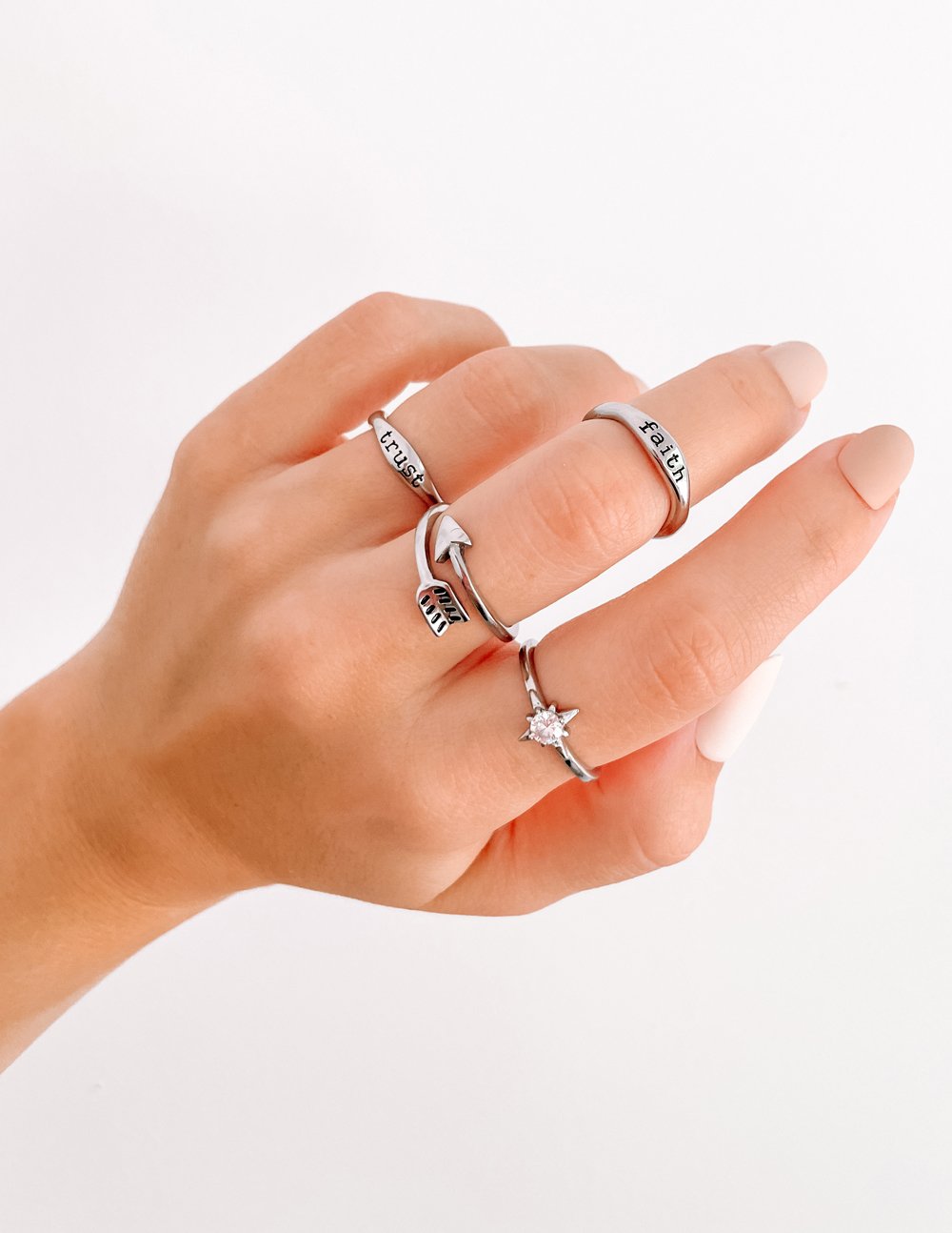 Faith Dainty Ring Jewelry