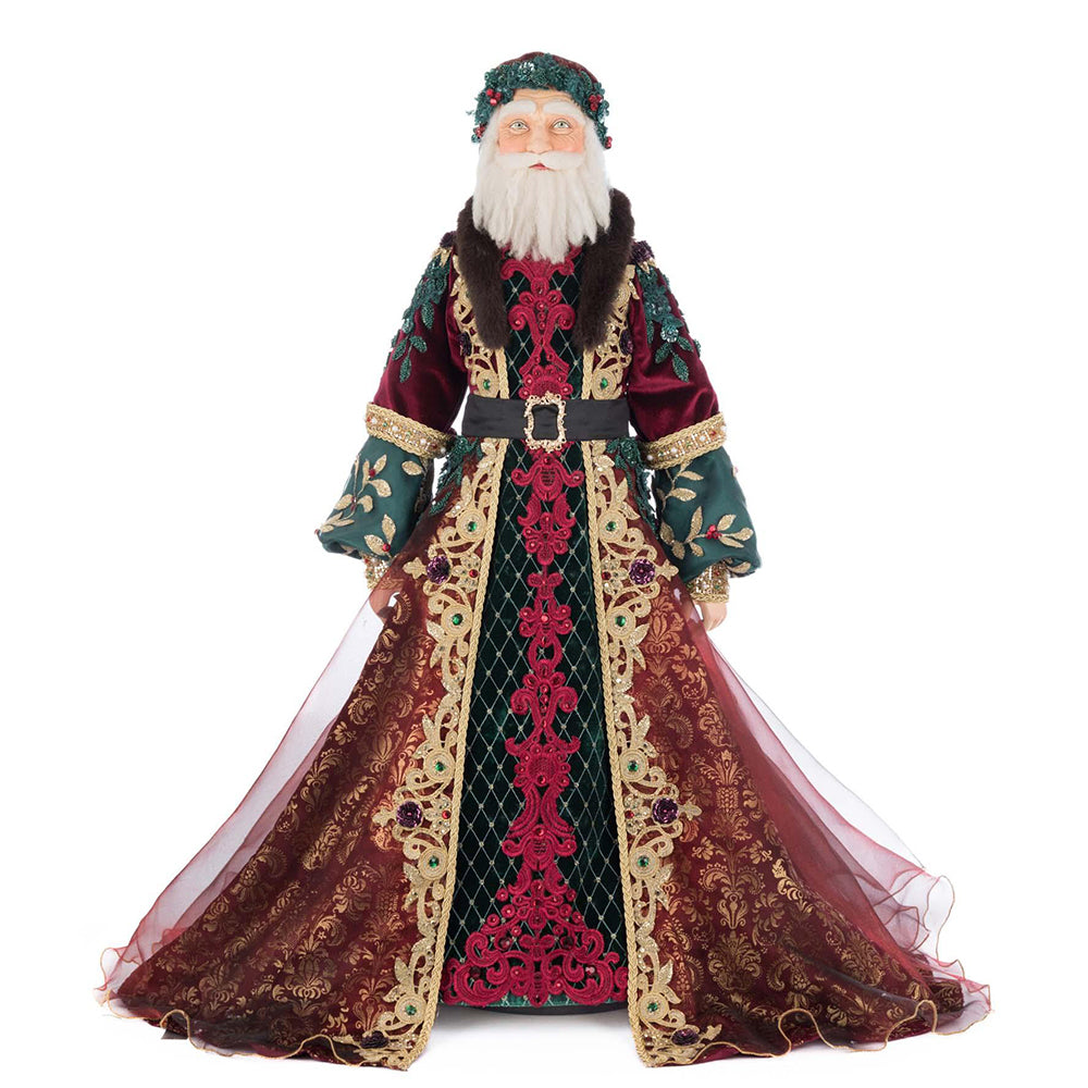 Father Nicolas Balsam Doll Winter Decor 34.5 Inch Katherine's Collection