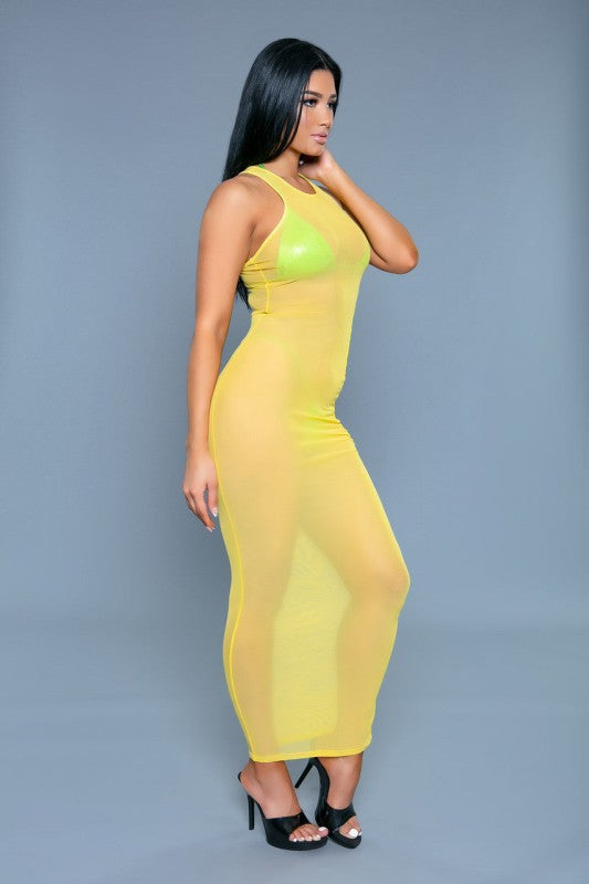 Shelby Mesh Cover Up Sleeveless Racerback The Diamond Empire LLC