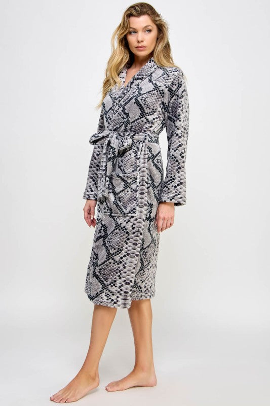 Python Print Soft Payton Robe