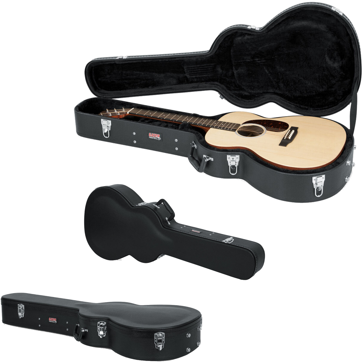 Gator Economy Wood Case Concert Size Acoustic Guitar Hardshell Gator