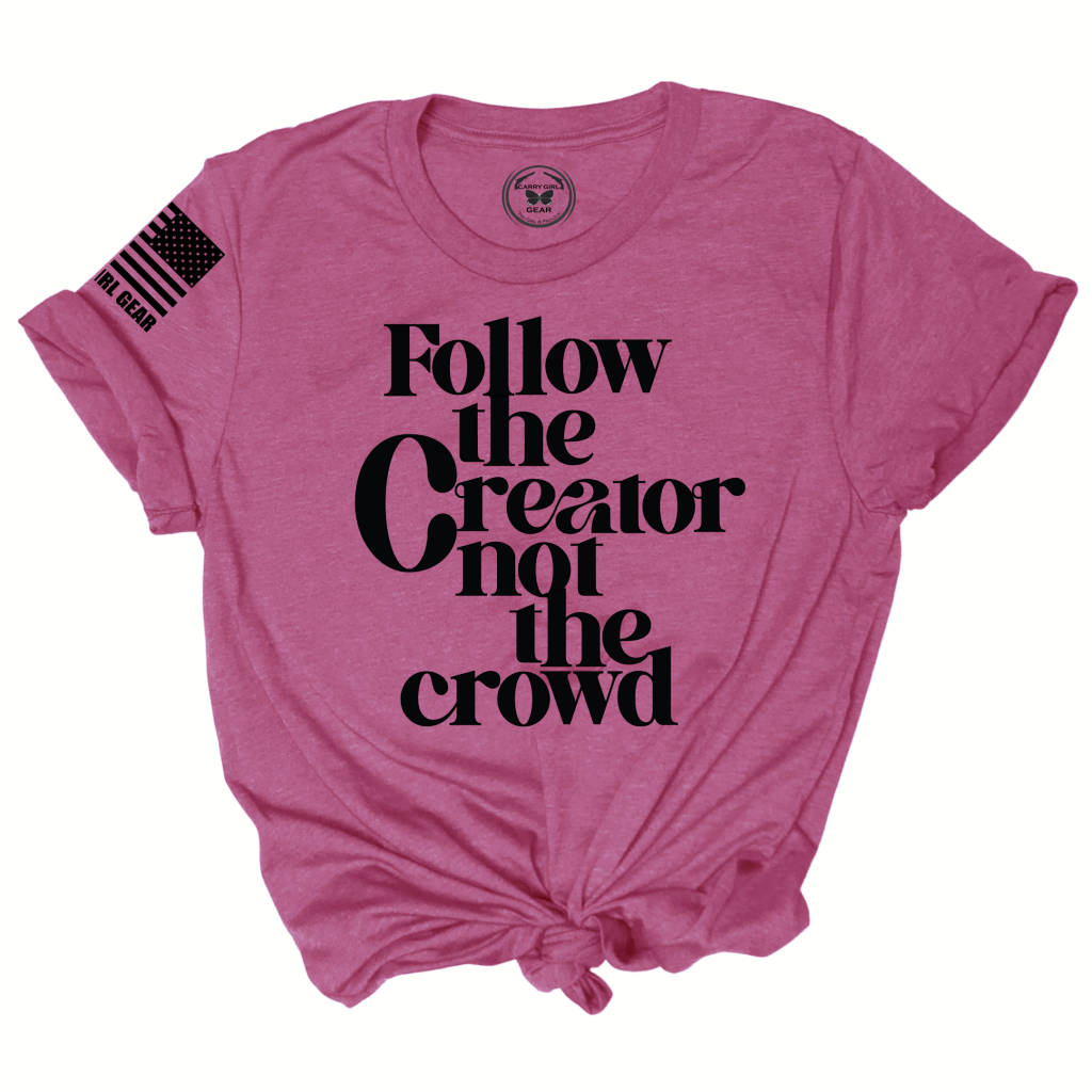 FOLLOW True to Size Women’s and Unisex Cut Tee Carry Girl Gear