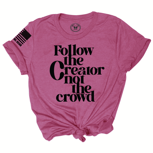 FOLLOW True to Size Women’s and Unisex Cut Tee Carry Girl Gear