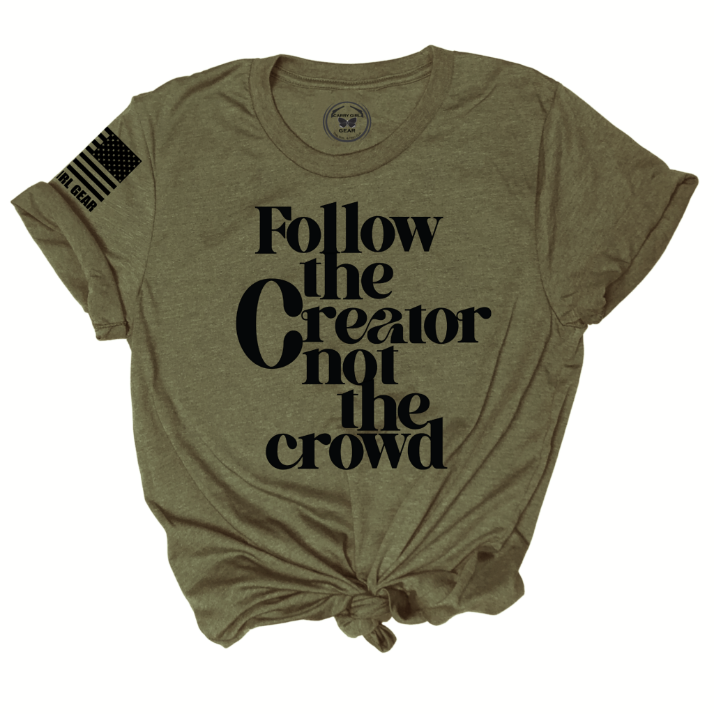 FOLLOW True to Size Women’s and Unisex Cut Tee Carry Girl Gear