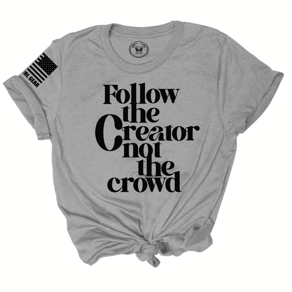 FOLLOW True to Size Women’s and Unisex Cut Tee Carry Girl Gear