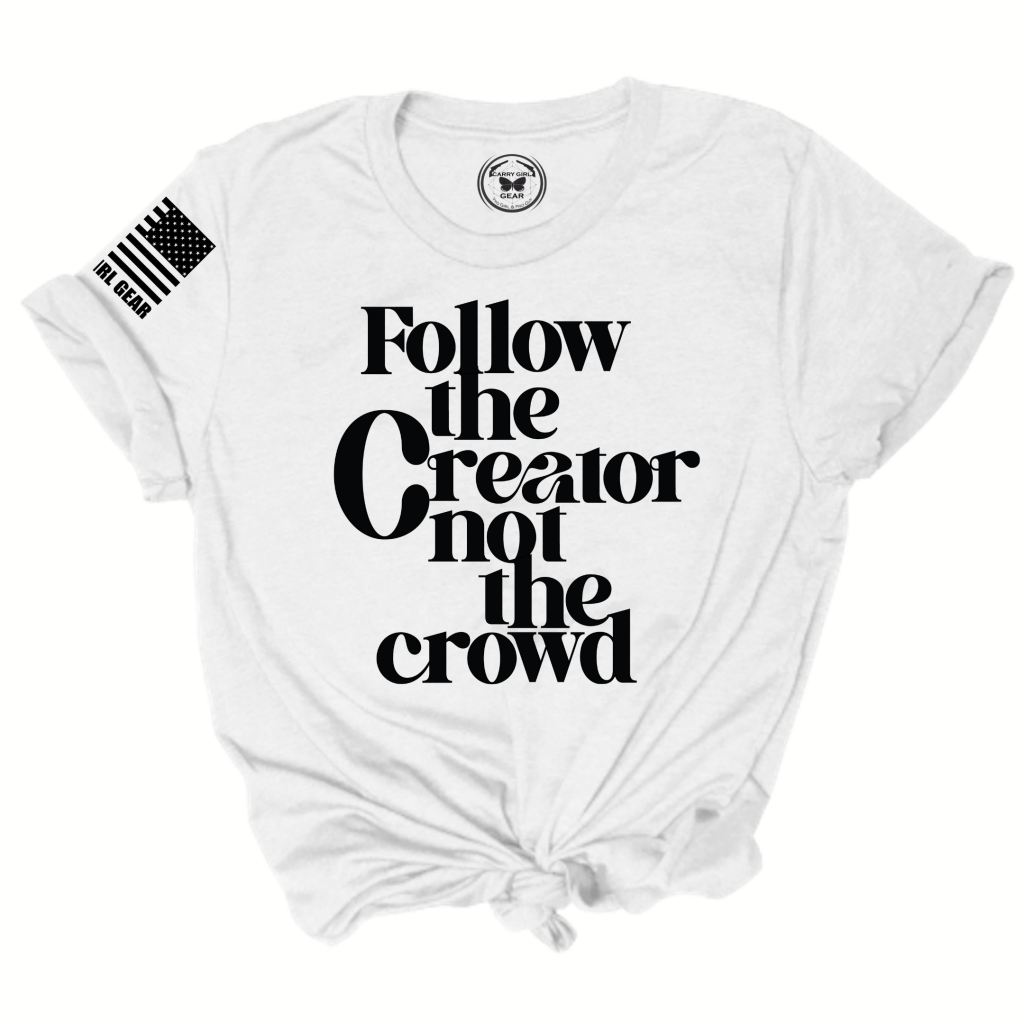 FOLLOW True to Size Women’s and Unisex Cut Tee Carry Girl Gear