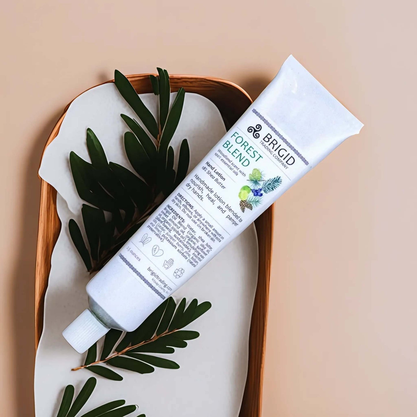 Forest Blend Natural Hand Lotion Juniper Pine Balsam Cedar Lime