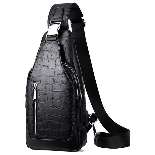 Premium Vegan Leather Sling Backpack 11' FR Fashion Co.