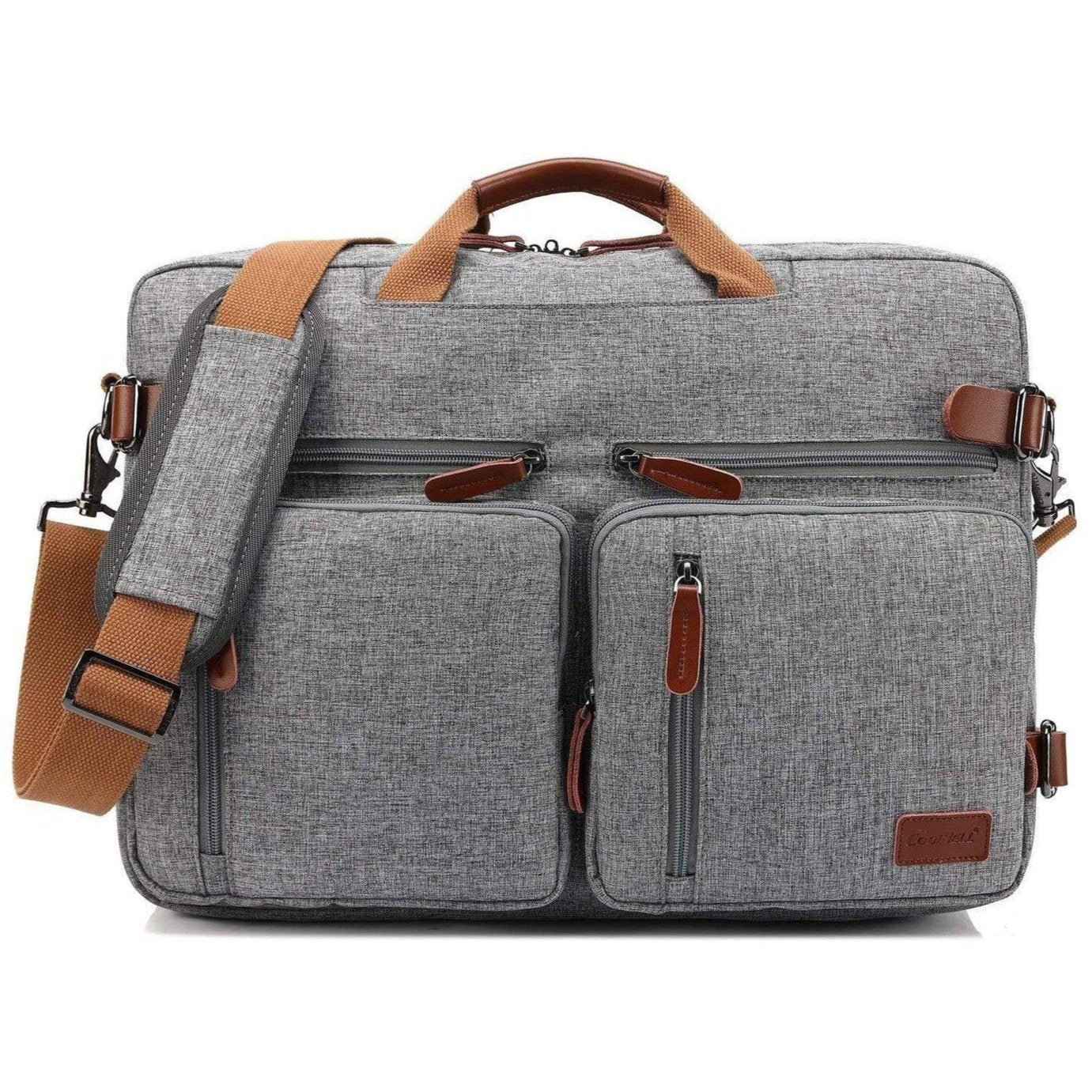 FR Fashion Co. 16" Multi-functional Canvas Messenger Bag